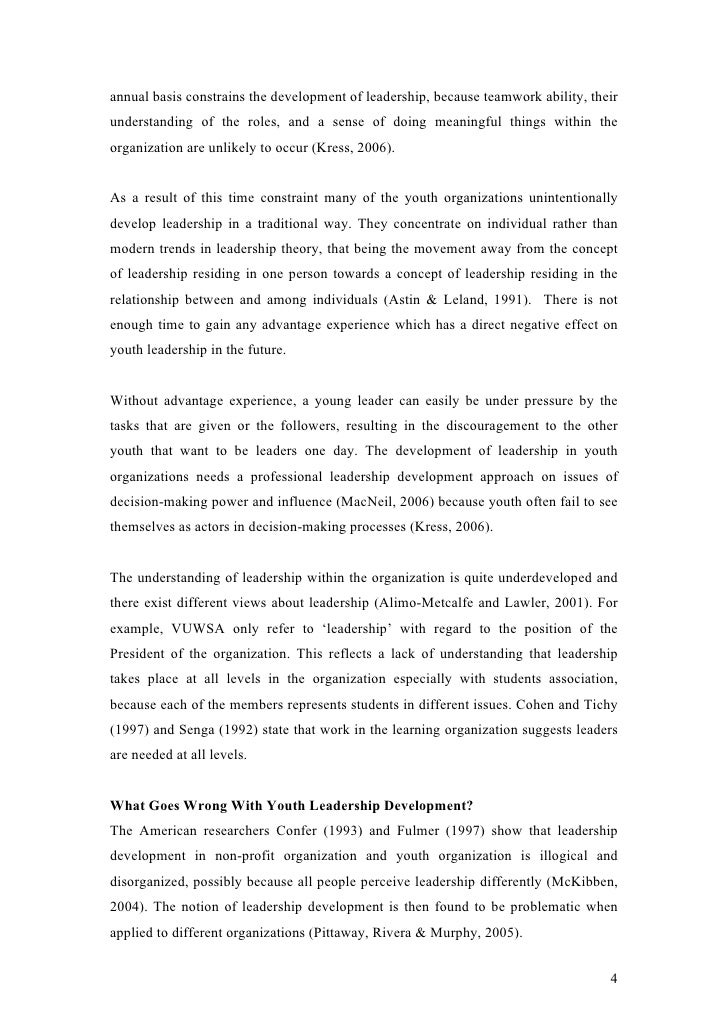 essay about youth and education Essays about youth leadership